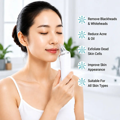Blueidea Blackhead Remover Vacuum – Electric Facial Pore Cleaner