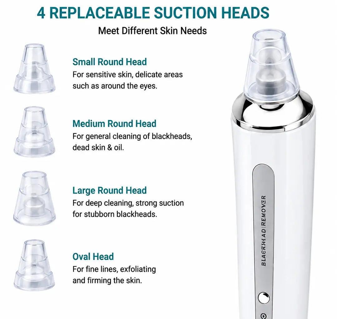 Blueidea Blackhead Remover Vacuum – Electric Facial Pore Cleaner