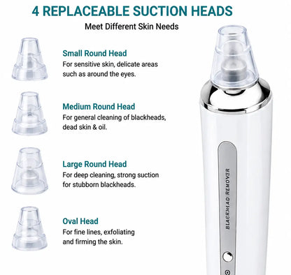 Blueidea Blackhead Remover Vacuum – Electric Facial Pore Cleaner