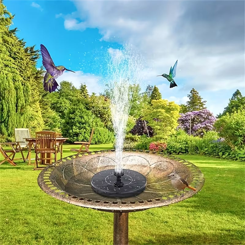 SolarBloom – Solar-Powered Water Fountain with 6 Nozzles