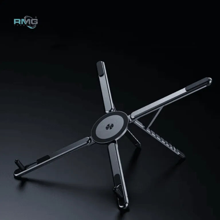 3-in-1 Aluminum Laptop Stand with Magnetic MagSafe Phone Holder – Adjustable Desktop Bracket | A1 Quality.