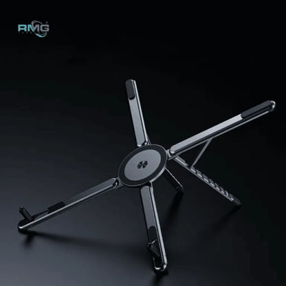 3-in-1 Aluminum Laptop Stand with Magnetic MagSafe Phone Holder – Adjustable Desktop Bracket | A1 Quality.