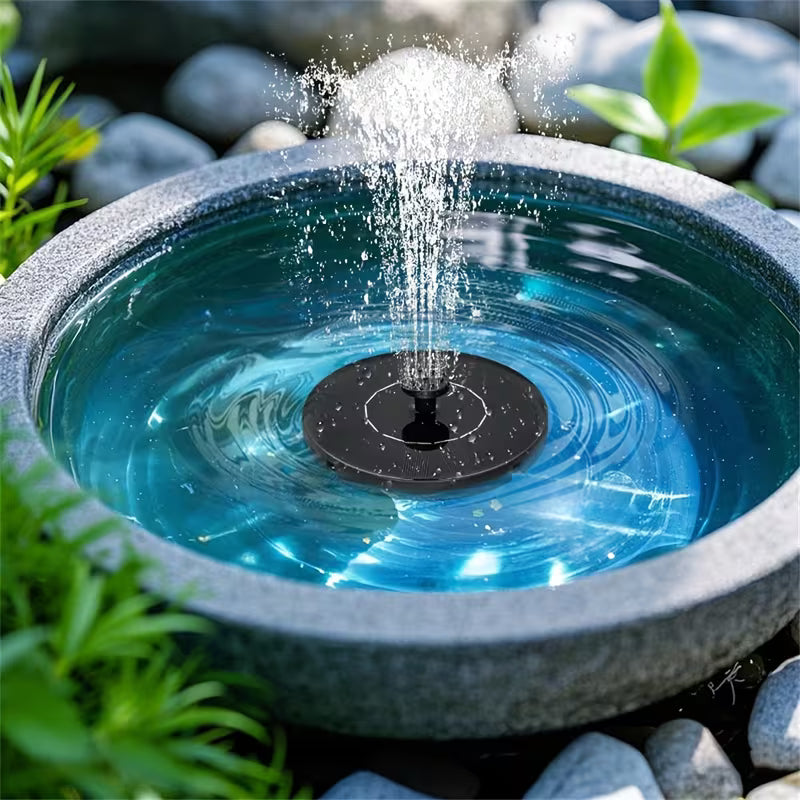 SolarBloom – Solar-Powered Water Fountain with 6 Nozzles