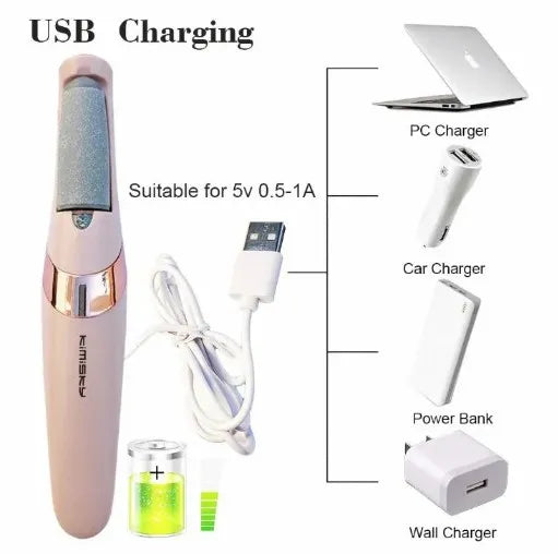 Premium Quality SmoothStep – Electric Foot File & Callus Remover
