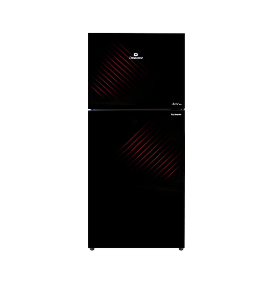Dawlance Refrigerator Double Door 9173 ACCE PRO CRIMSON RED (Glass Door)