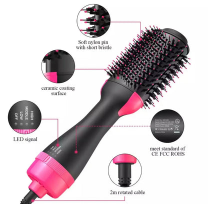 One Step 3 In 1 Hot Air Brush , Hair Dryer & Styler